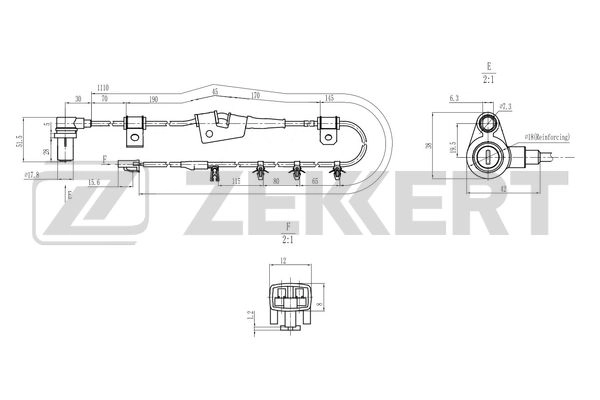 Sensor, wheel speed (SE-6190)