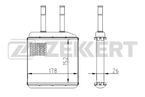 Heat Exchanger, interior heating (MK-5041)