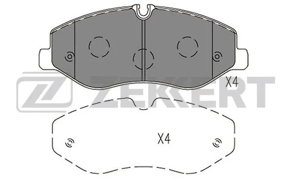 Brake Pad Set, disc brake (BS-1419)