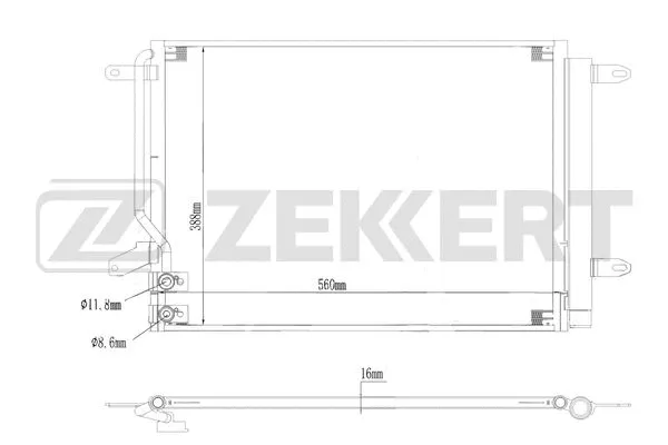Condenser, air conditioning (MK-3195)