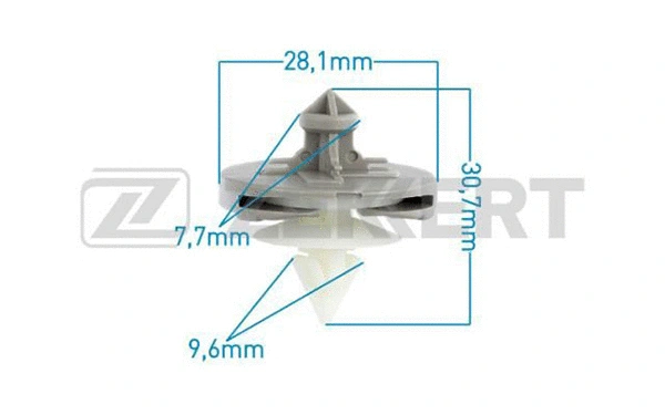 Clip, trim/protection strip (BE-1972)