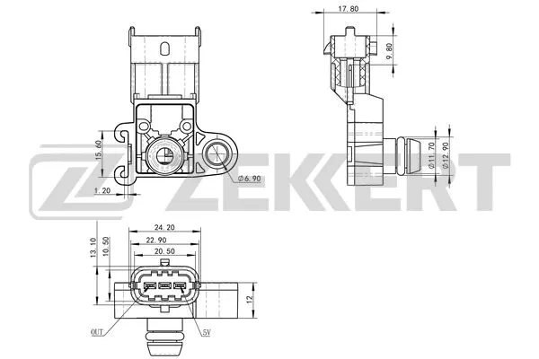 Sensor, intake manifold pressure (SE-1045)