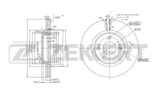 Brake Disc (BS-6021)