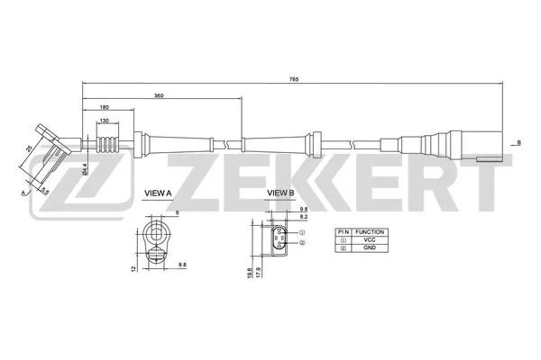 Sensor, wheel speed (SE-6057)