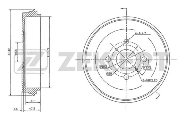 Brake Drum (BS-5582)