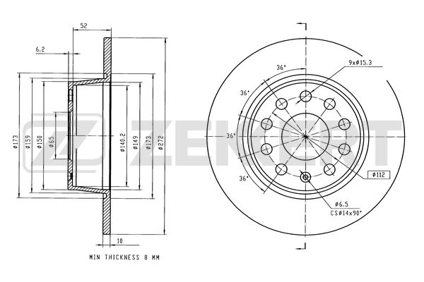 Brake Disc (BS-6623)