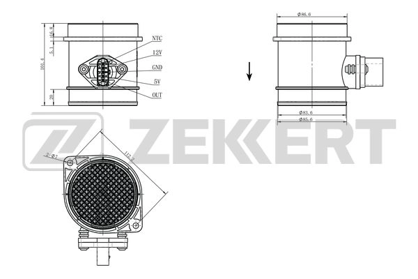 Sensor, intake manifold pressure (SE-1066)