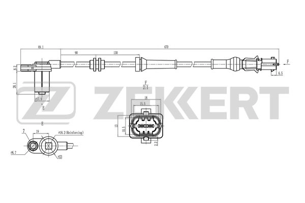 Sensor, wheel speed (SE-6203)