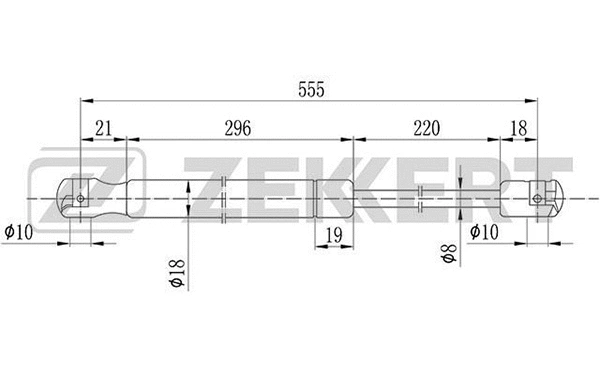 Gas Spring, boot/cargo area (GF-1652)