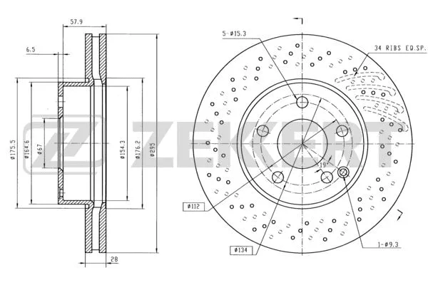 Brake Disc (BS-5625B)