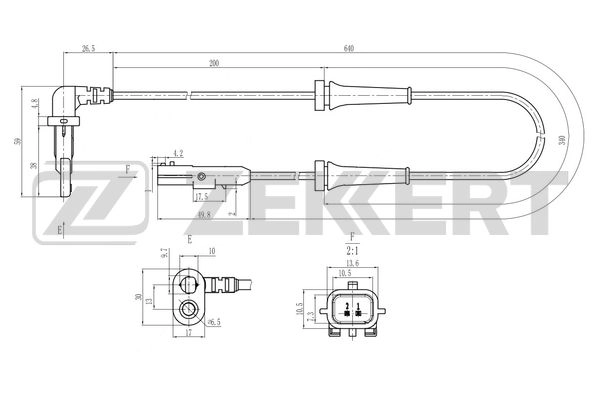 Sensor, wheel speed (SE-6211)