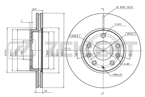 Brake Disc (BS-5389B)