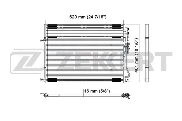 Condenser, air conditioning (MK-3150)