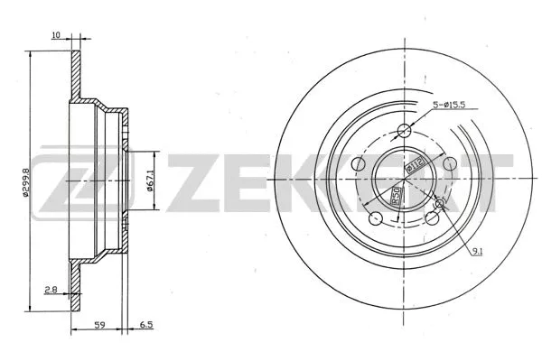 Brake Disc (BS-5598)