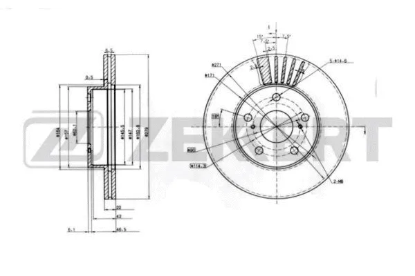 Brake Disc (BS-6227)