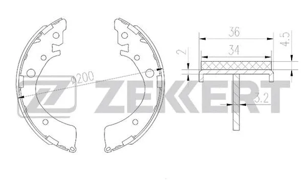 Brake Shoe Set