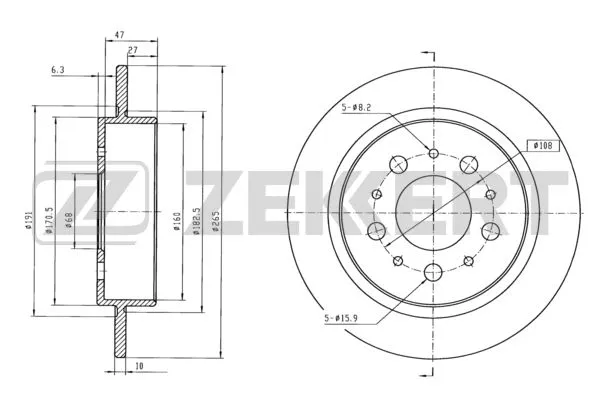 Brake Disc (BS-5977)