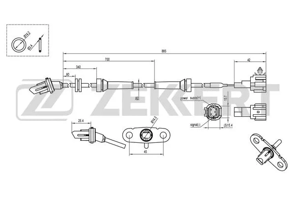 Sensor, wheel speed (SE-6052)
