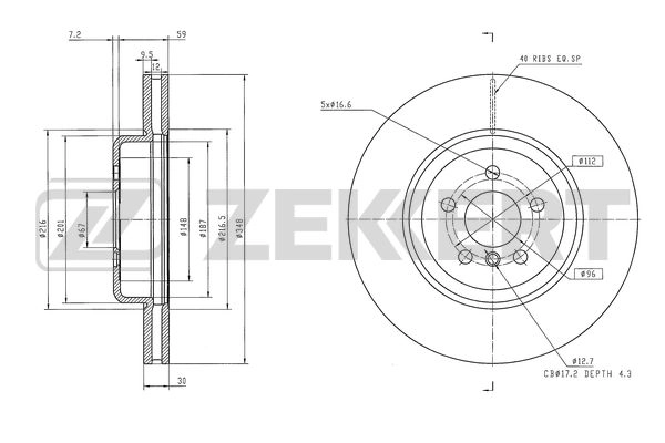 Brake Disc (BS-6604)