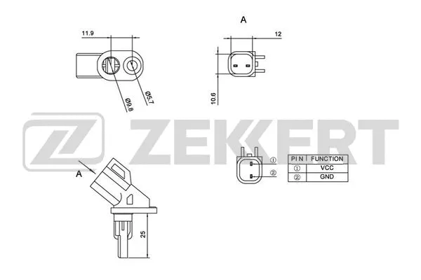 Sensor, wheel speed (SE-6060)