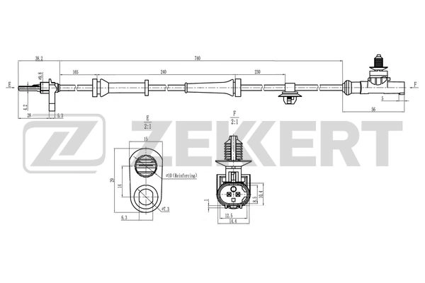 Sensor, wheel speed (SE-6198)