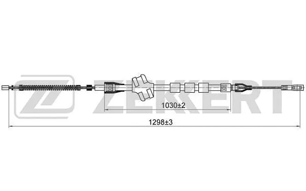 Cable Pull, parking brake (BZ-1157)