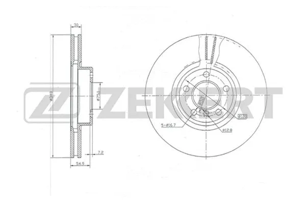 Brake Disc (BS-5074)
