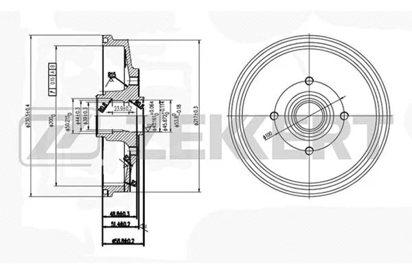 Brake Drum (BS-5189)