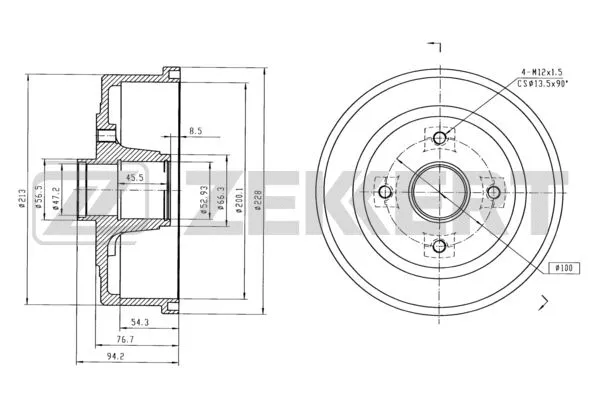 Brake Drum (BS-5544)