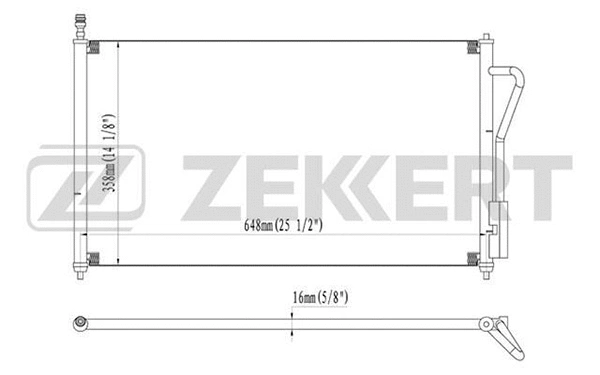 Condenser, air conditioning (MK-3031)