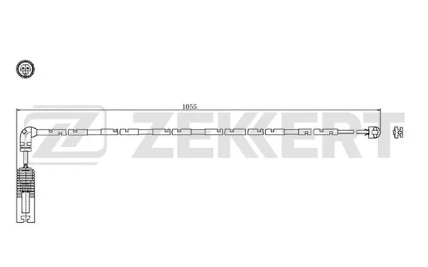 Warning Contact, brake pad wear (BS-8049)