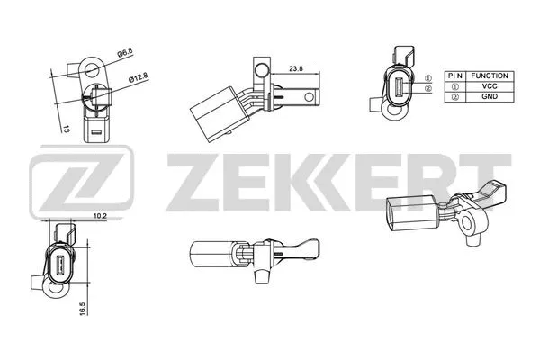 Sensor, wheel speed (SE-6013)