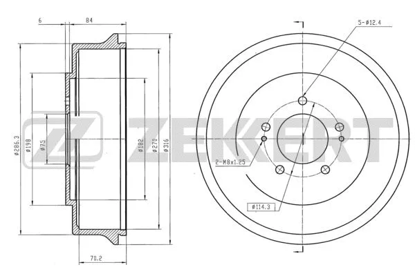Brake Drum (BS-5992)