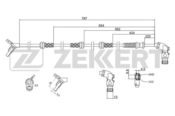 Sensor, wheel speed (SE-6141)