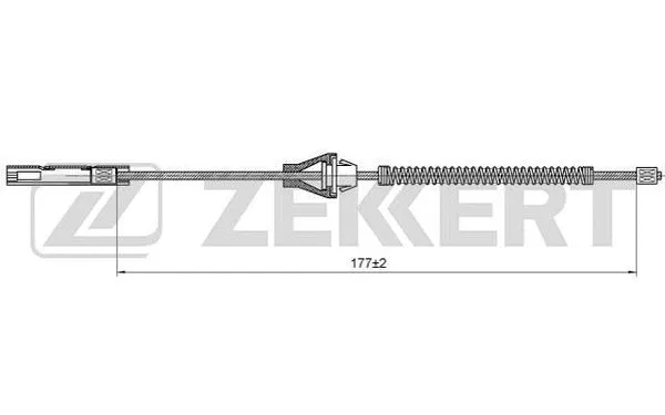 Cable Pull, parking brake (BZ-1039)