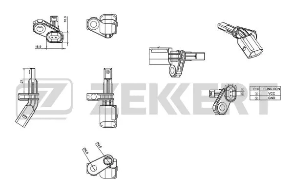 Sensor, wheel speed (SE-6008)