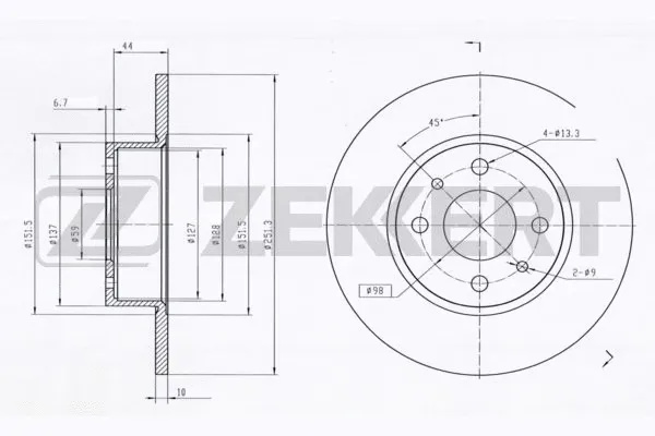 Brake Disc (BS-5013)