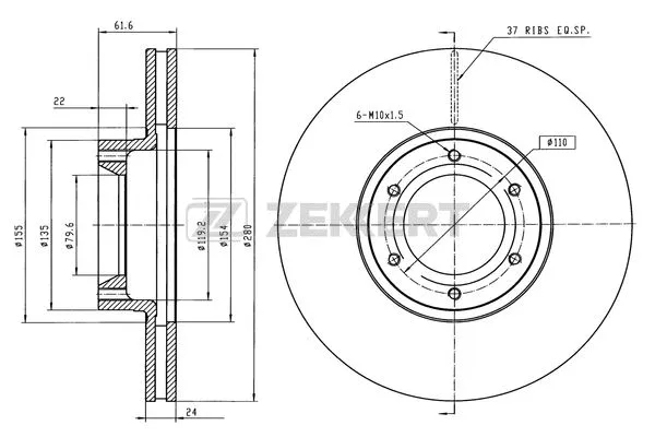 Brake Disc (BS-6458)