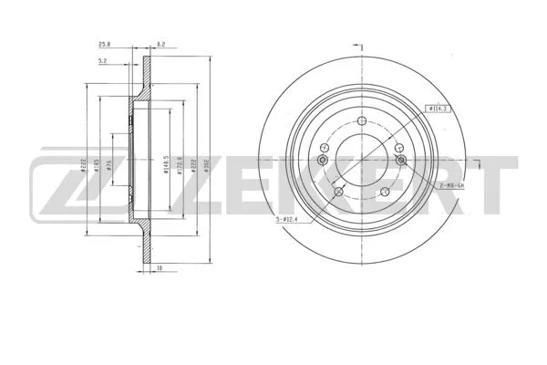 Brake Disc (BS-6269)