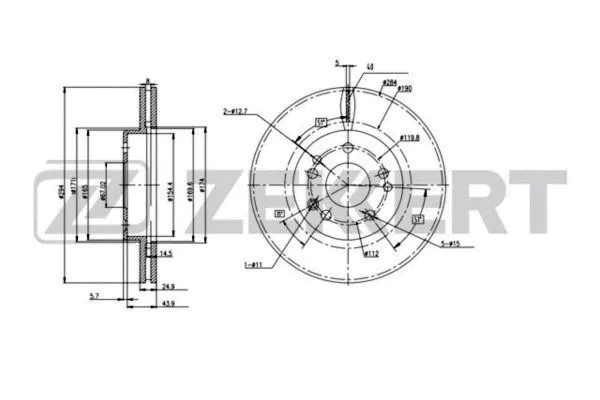 Brake Disc (BS-6213)