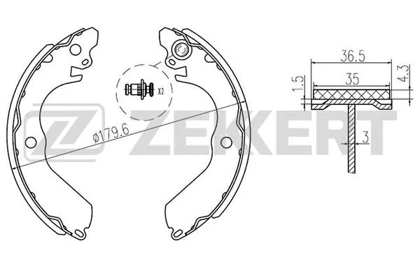 Brake Shoe Set