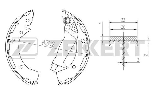Brake Shoe Set