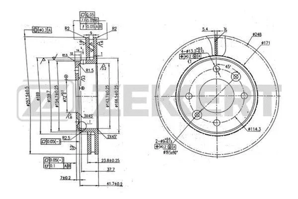 Brake Disc (BS-6045)