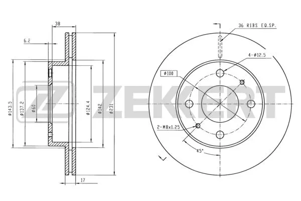 Brake Disc (BS-5939)