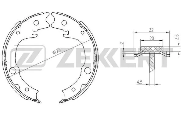 Brake Shoe Set