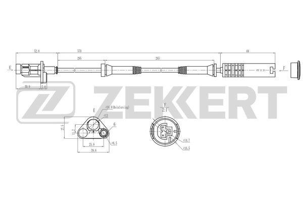 Sensor, wheel speed (SE-6196)