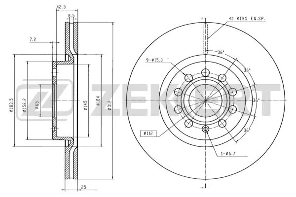Brake Disc (BS-5016B)
