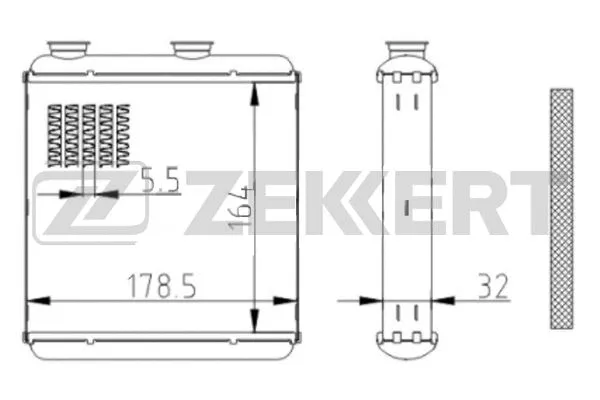 Heat Exchanger, interior heating (MK-5131)