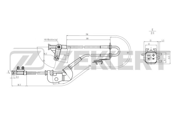 Sensor, wheel speed (SE-6243)