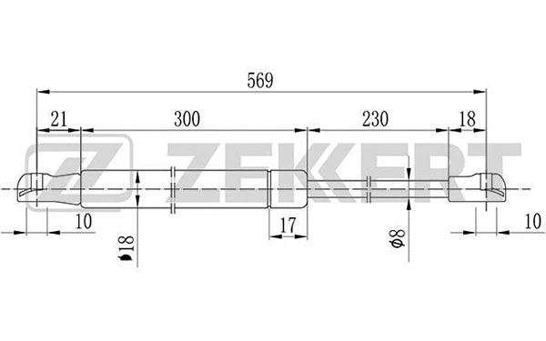Gas Spring, boot/cargo area (GF-1995)